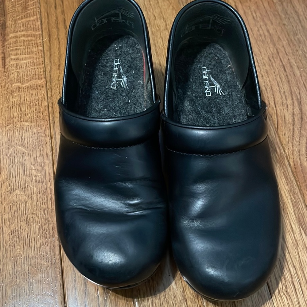 Dansko Black Clogs